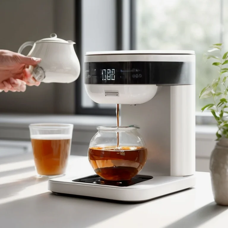 AI-Teebereiter analysiert Temperatur